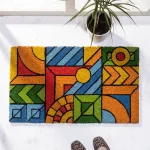 שטיח כניסה לבית מודפס צבעוני