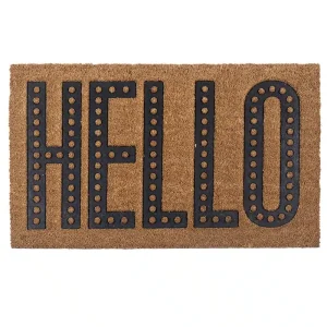 שטיח כניסה לבית הלו Hello בז'