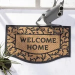 שטיח כניסה לבית וולקם הום Welcome Home טבעי