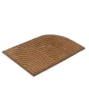 שטיח כניסה לבית טבעי פסים