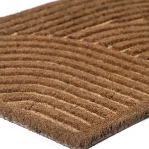 שטיח כניסה לבית טבעי פסים