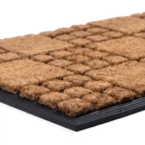 שטיח כניסה לבית טבעי קוביות