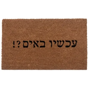 שטיח כניסה לבית עכשיו באים
