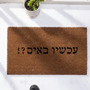 שטיח כניסה לבית עכשיו באים