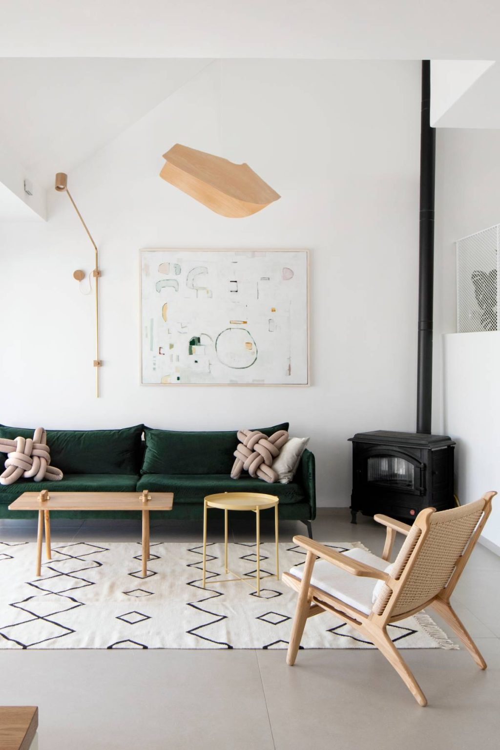 שטיח ברבר כותנה 1913-01 בית פרטי ברעות צילום_ שירן כרמל עיצוב פנים_ סטודיו דיטיילס