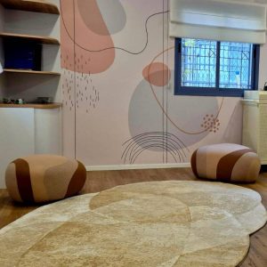 שטיח מנילה PANORA שמנת - פנימייה בתל אביב--