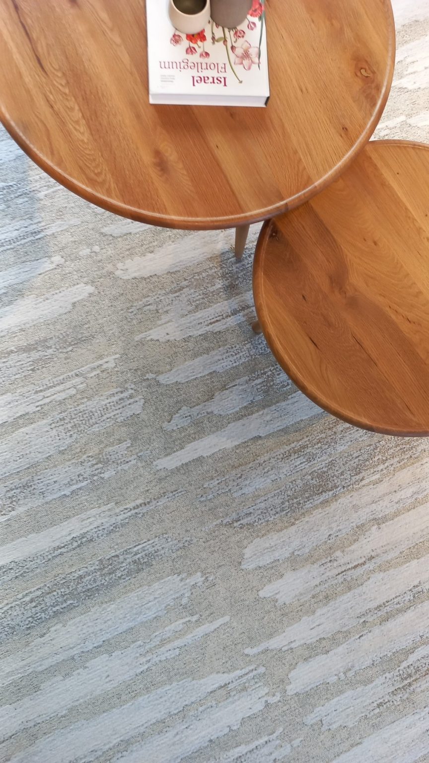 שטיח מנילה SAVANNE לבן אפור 1