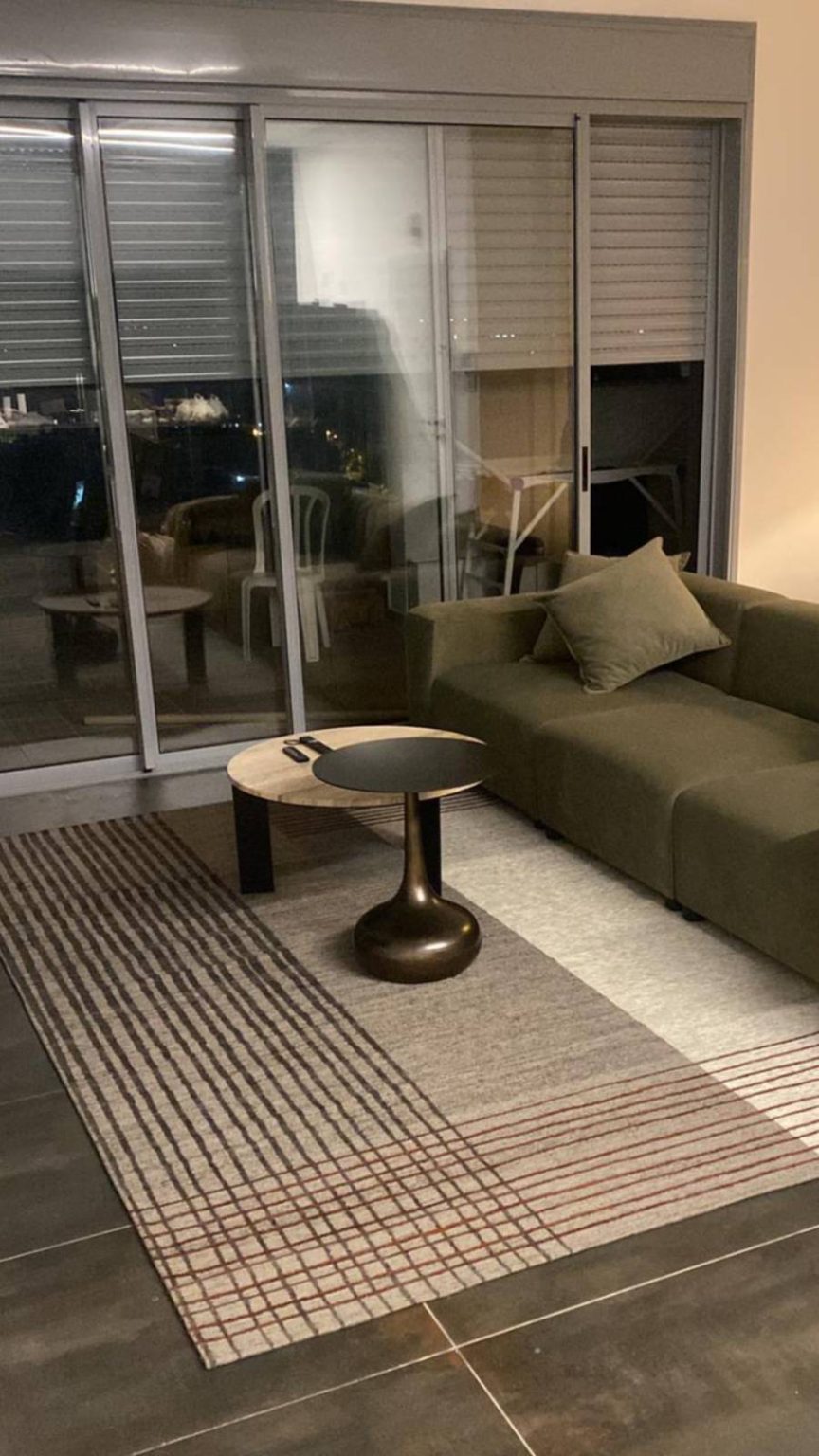 שטיח מנילה TASA צבעוני GREY TERRA