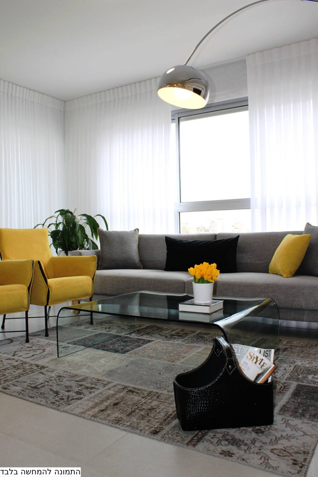 שטיח צלטיקה סמדר תמיר סטודיו 26 דירות בתל אביב