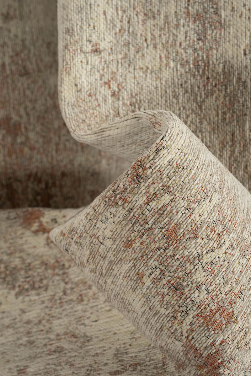 שטיח סוצ'י KYRA לבן כתום