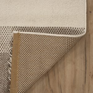 שטיח לופ PLZ-403 לבן בז'