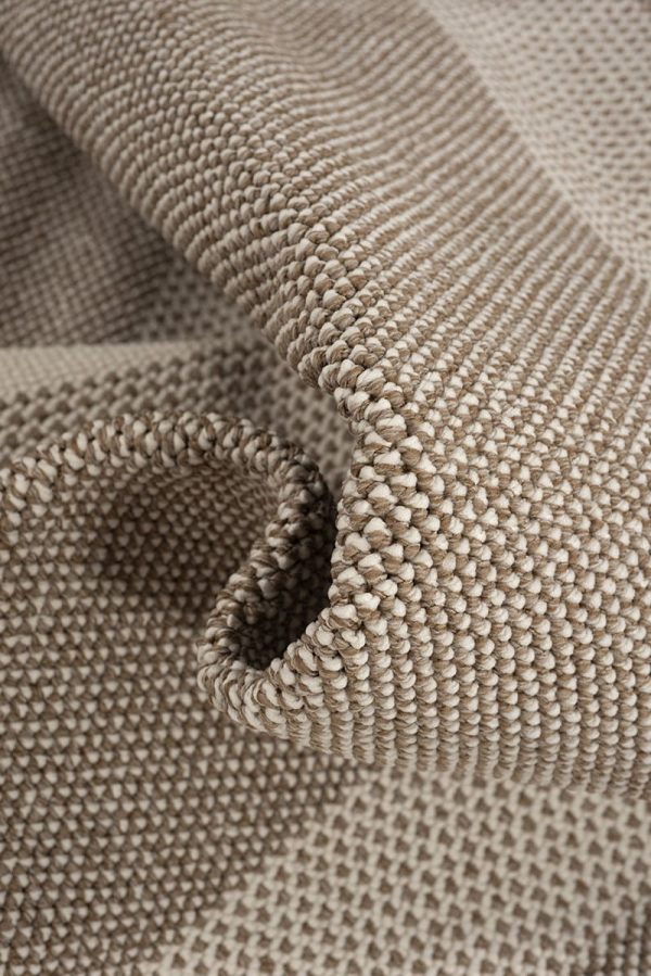 שטיח לופ PLZ-403 לבן בז'