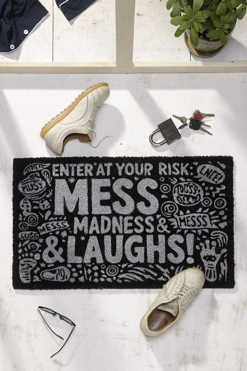 שטיח כניסה בלגן