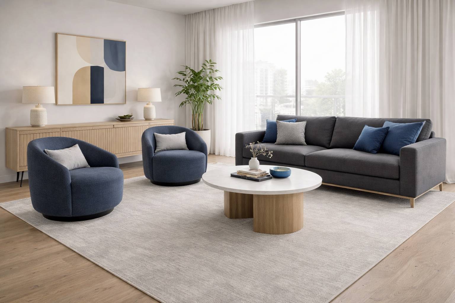 שטיח סלין 6572X שמנת אפור