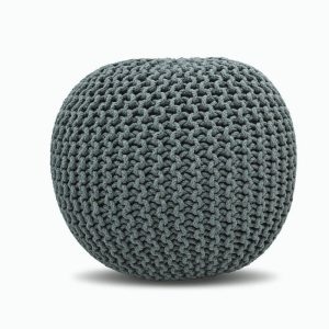 פוף BELLO אפור כהה