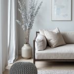 פוף BELLO אפור כהה