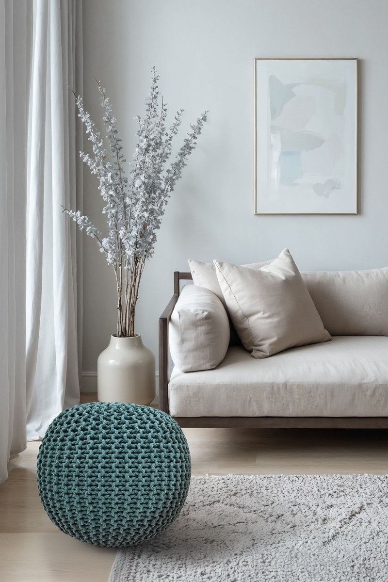 פוף BELLO ירוק פטרול