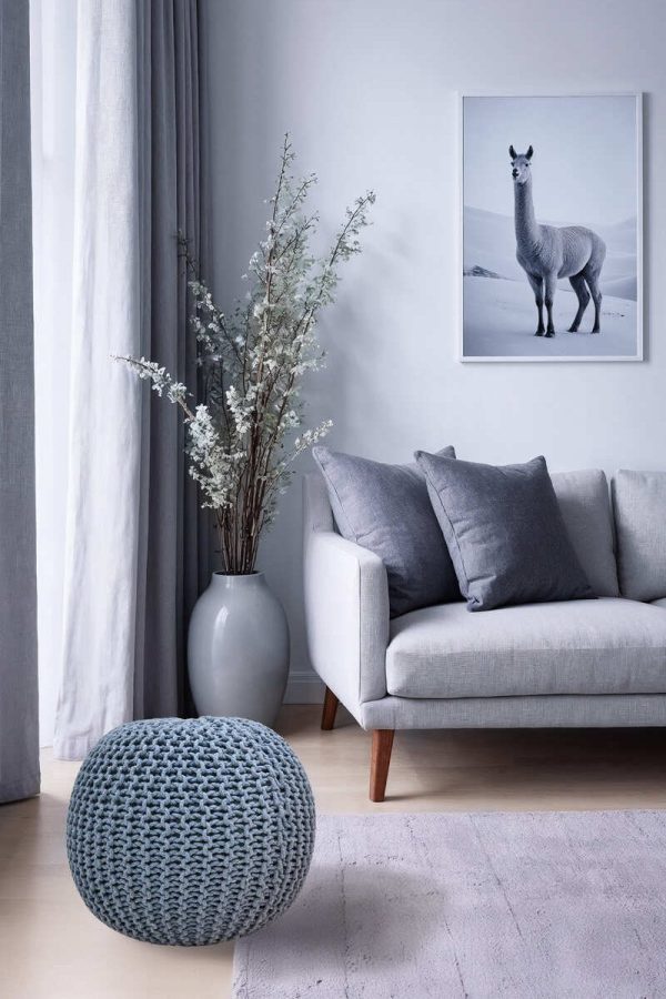 פוף BELLO כחול שמיים