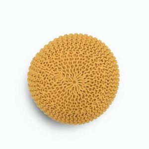 פוף BELLO צהוב חרדל