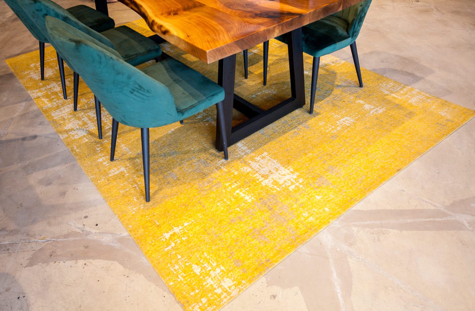 שטיח קרלוצ'י RUBI צהוב