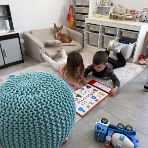 פוף BELLO טורקיז