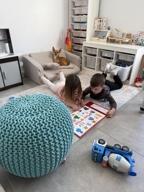 פוף BELLO טורקיז