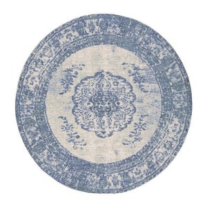 שטיח קרלוצ'י דגם KIMAR כחול עגול