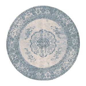 שטיח קרלוצ'י דגם KIMAR תכלת עגול