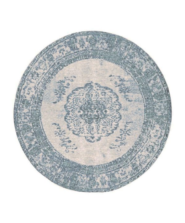שטיח קרלוצ'י דגם KIMAR תכלת עגול