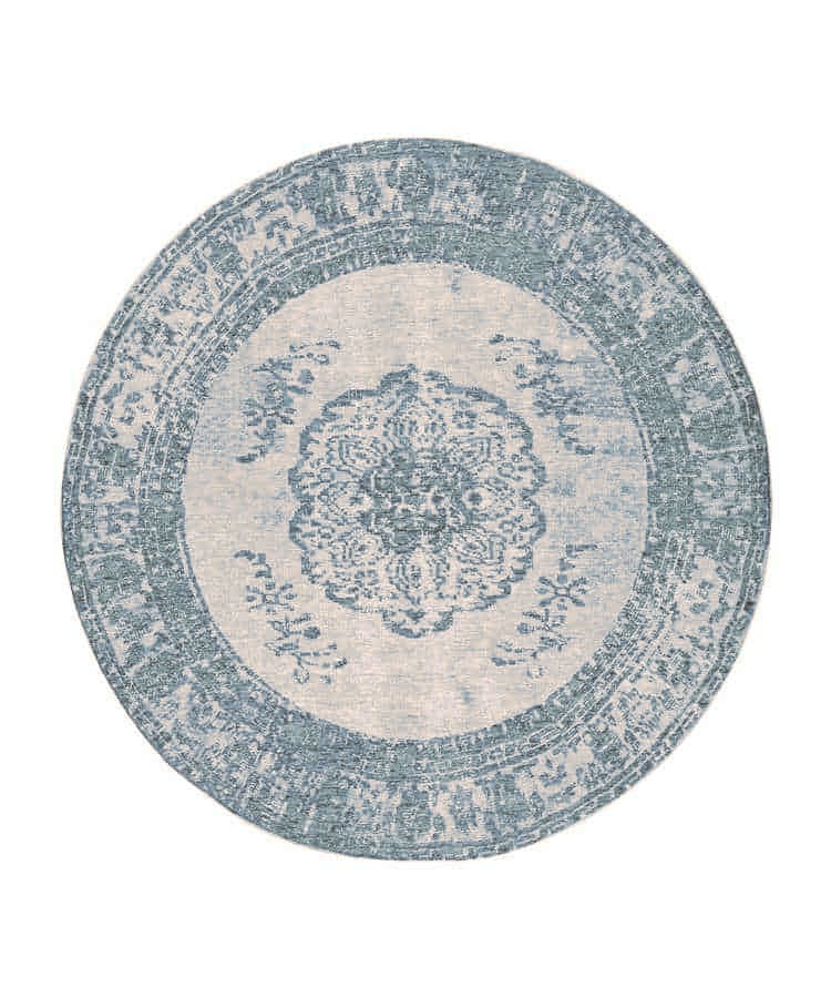 שטיח קרלוצ'י דגם KIMAR תכלת עגול