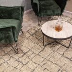 שטיח אופל דגם Hariet צבע בז' אפור