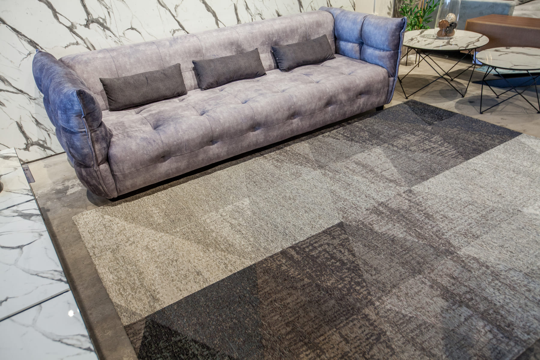 שטיח אופל דגם Nika צבע אפור