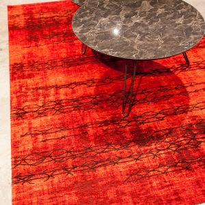 שטיח אופל דגם Wire צבע אדום