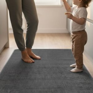 שטיח לובה PUCF-23 אפור כהה