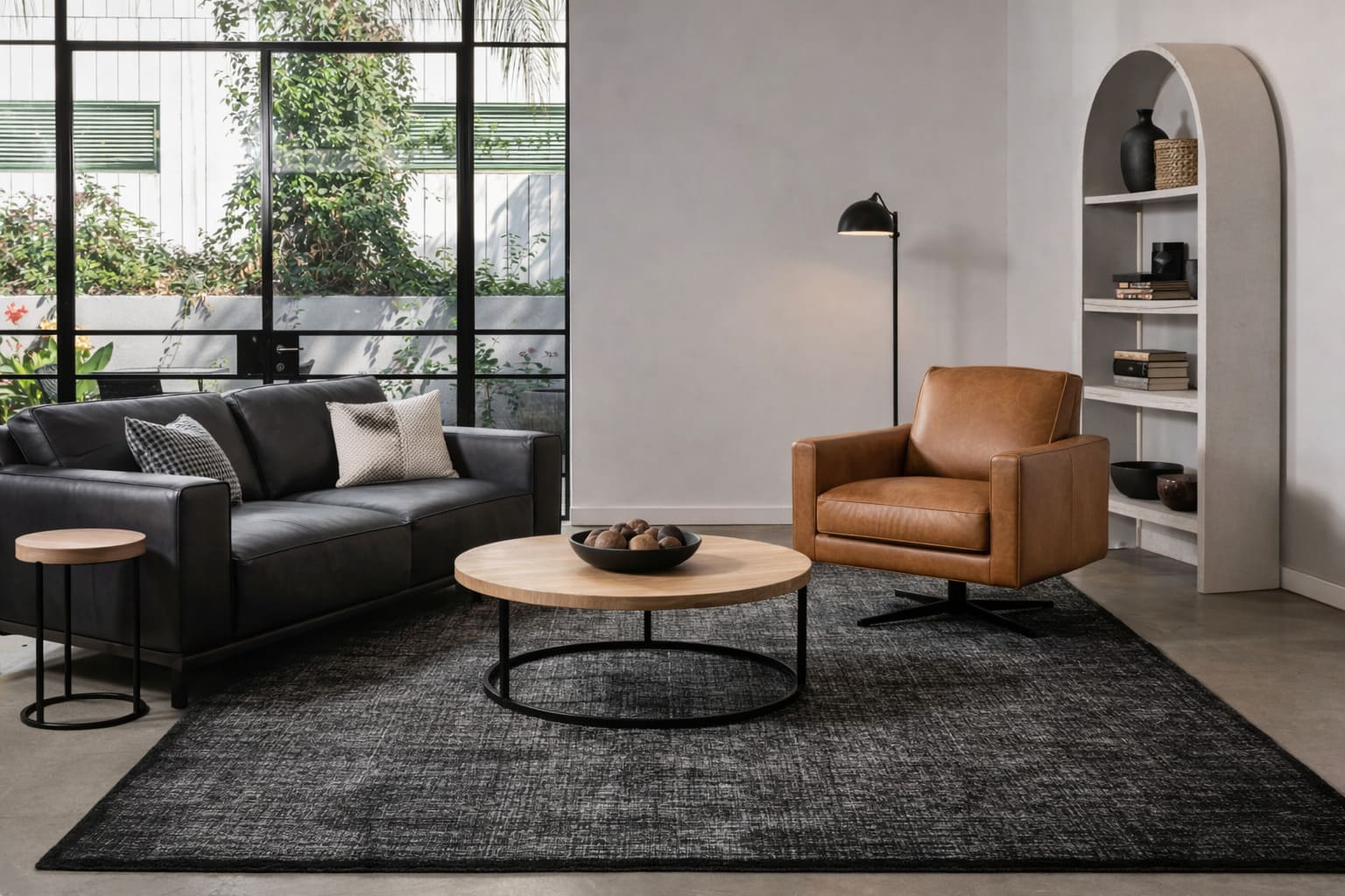 שטיח קרלוצ'י TAPAL שחור