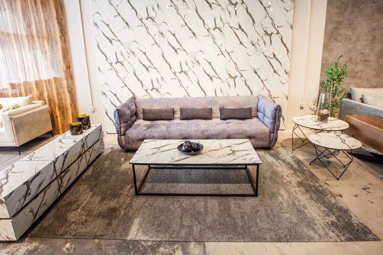 שטיח קרלוצ'י דגם Borella צבע אפור